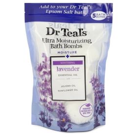 Dr Teal's Ultra Moisturizing Bath Bombs by Dr Teal's Five (5) 1.6 oz Moisture Soothing Bath Bombs with Lavender, Essential Oils, Jojoba Oil