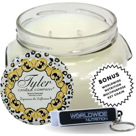 Tyler Candle Company Glam Fam Jar Candle - Luxurious Scented Candle with Essential Oils - Long Burning Candles 110-120 Hours - Large Candle 22 oz with