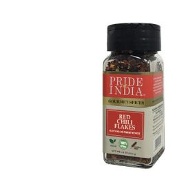 Pride of India – Red Chili Flakes – Gourmet Spice/ Culinary Must Have – Pleasant Heat/ Distinct Flavor & Aroma – Sprinkle onto Pizza/Pasta/Flatbread –