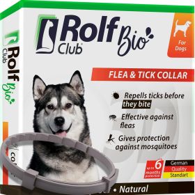 Natural Flea Tick Collar for Dogs 6 Months Control of Best Prevention Safe Treatment Anti Fleas and Ticks Essential Oil Repellent Pack of 1