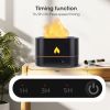 7 Color 250ml Air Humidifier Flame Essential Oil Diffuser Bedroom Mist Relax Home