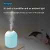 250ML Mini White Ultrasonic Air Humidifier Romantic Light USB Essential Oil Diffuser Car Purifier Aroma Anion Mist Maker With LE