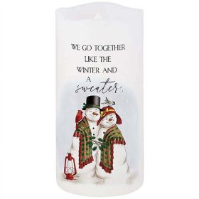 Carson Home Accents Go Together Moving Wick Candle, 6-inch Height (70300)