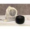 Rosbas Candle, Gardenia Scented, Natural Soy Wax, 6 oz Black Tin, Cotton Wick, Long Burn Time, Drawstring Cotton Bag, Home, Handmade USA