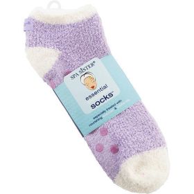 SPA ACCESSORIES by Spa Accessories SPA SISTER ESSENTIAL MOIST SOCKS WITH JOJOBA & LAVENDER OILS (PURPLE)