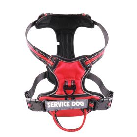 Oxford Cloth Strap Personalized Dog Back (Option: Red-L)