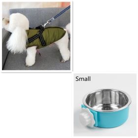 Waterproof Dog Clothes Winter Dog Coat With Harness Warm Pet Clothing Big Dog Jacket Chihuahua Labrador Coat Costume (Option: Army Green-XXL)