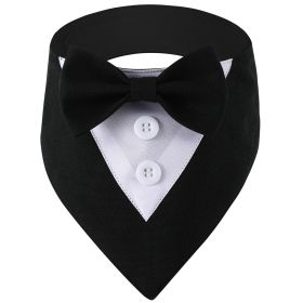 Pet Tie Banquet Suit Triangular Binder (Option: Black-XS)