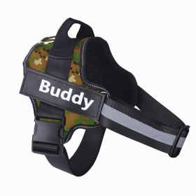 Dog Harness No Pull Reflective Breathable Adjustable Pet (Option: Army Green-S)