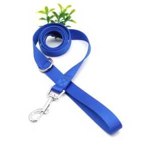 Nylon Material Wear-resistant Traction Dog Traction Rope (Option: Blue-1.0x120cm)