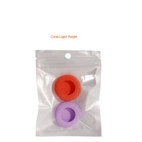 Silicone Tracker Pet Collar Anti-lost Locator Protective Shell (Option: Coral Light Purple-M)