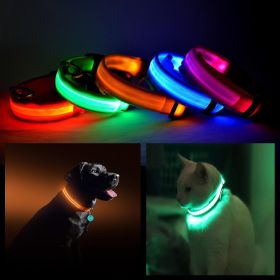 LED PET Safety Halo Style Collar (Color: Green)