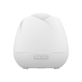 2023 New Rose Aroma Diffuser Negative Ion Diffuser Humidifier Colorful Atmosphere Lamp Aroma Diffuser (plug: AU, Color: White)