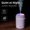 Scent Diffuser; Portable Small Cool Mist Humidifiers 300ML - USB Desktop Humidifier For Plants; Office; Car; Baby Room With Auto Shut Off & Night Ligh