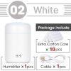 Scent Diffuser; Portable Small Cool Mist Humidifiers 300ML - USB Desktop Humidifier For Plants; Office; Car; Baby Room With Auto Shut Off & Night Ligh