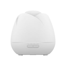 2023 New Rose Aroma Diffuser Negative Ion Diffuser Humidifier Colorful Atmosphere Lamp Aroma Diffuser (plug: EU, Color: White)