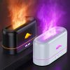 1pc Flame Air Diffuser, Humidifier, Portable Noiseless Aroma Diffuser For Home