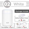 Scent Diffuser; Portable Small Cool Mist Humidifiers 300ML - USB Desktop Humidifier For Plants; Office; Car; Baby Room With Auto Shut Off & Night Ligh