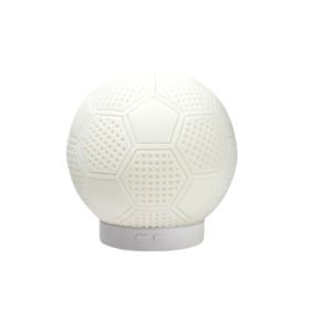 1pc Air Humidifier; Creative Football Shape Home USB Desktop Aroma Diffuser Home Air Humidifier Ultrasonic Air Humidifier With Colorful Atmosphere Lam (Color: White Base)