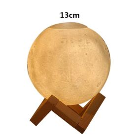 3D Moon Lamp Humidifier Hydrating Device Hydrating Device Aroma Diffuser Big Humidifier Defuser (size: 13cm)