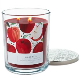 Perfect Present Indoor/Outdoor Home Decor 3-Wick 16 oz Jar Candle (Color: As Pic Show, Type: Apple)