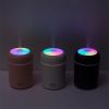 USB Cool Mist Sprayer Portable 300ml Electric Air Humidifier Aroma Oil Diffuser with Colorful Night Light for Home Car