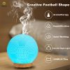 1pc Air Humidifier; Creative Football Shape Home USB Desktop Aroma Diffuser Home Air Humidifier Ultrasonic Air Humidifier With Colorful Atmosphere Lam