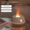 1pc Volcano Humidifier 130ml Portable-Noiseless Aroma Diffuser For Home Flame Air Humidifier