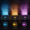 1pc Flame Air Diffuser, Humidifier, Portable Noiseless Aroma Diffuser For Home