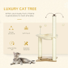 Kitten Activity Center With Condo Modern Cat Tree Tower Cat Activity Tower