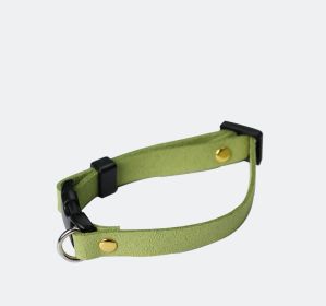 Pet Supplies Pet Cat Dog Accessories Bow Collar Diy Collar Korean Velvet Adjustable (Option: Light Green-XS)